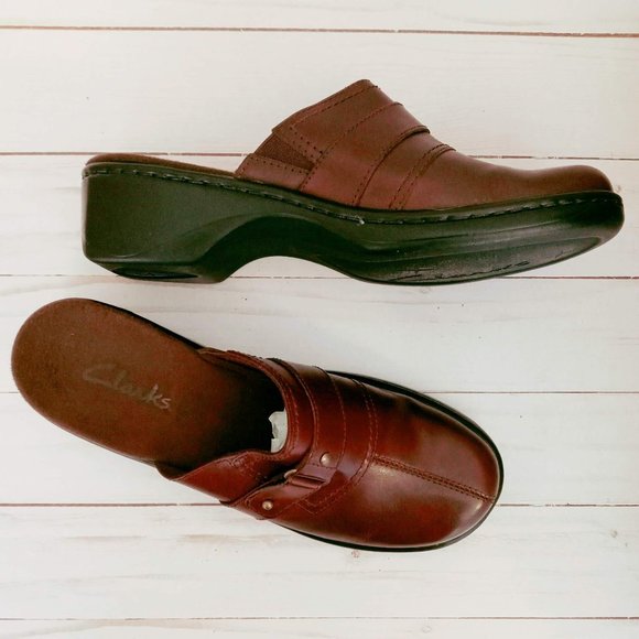 clarks mules on sale